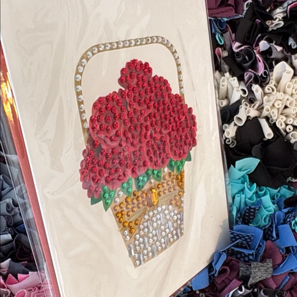 🆕Papyrus-Judith Leiber Bejeweled Basket Greeting Card